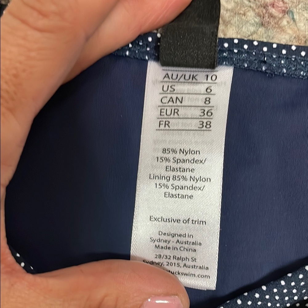 Nip Tuck Swim Women's Blue Bikini Bottom - Picture 4 of 7